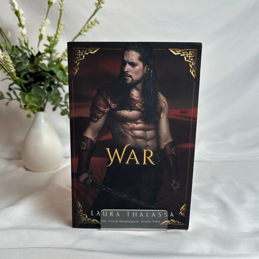 War Laura Thalassa OOP Original Indie Model Cover Paperback Four Horsemen #2